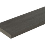Contemporary Solid Charcoal- Woodgrain side